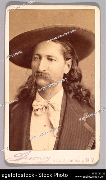 James B. Wild Bill Hickock. Artist: Jeremiah Gurney (American, 1812-1895 Coxsackie, New York); Date: ca. 1873; Medium: Albumen silver print from glass negative;...