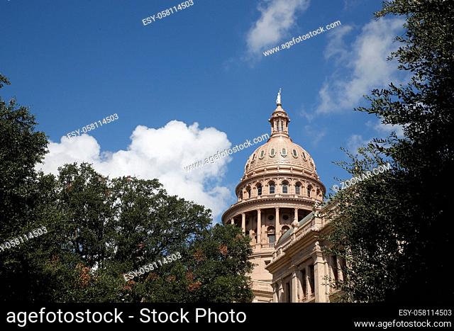 The Texas State Capitol, located in Downtown Austin, is the fourth building to house the state government of Texas. The capitol building contains the chambers...