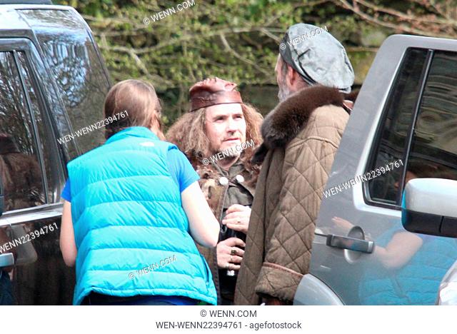 'Knights of the Round Table: King Arthur' filming in Snowdonia Featuring: David Barge Where: Beddgelert, United Kingdom When: 16 Apr 2015 Credit: WENN