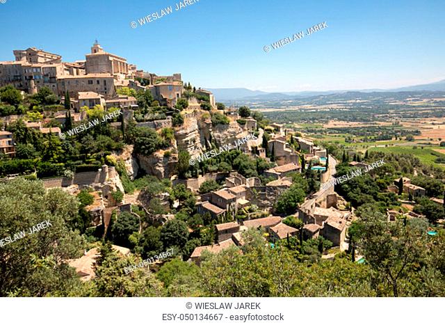 Medieval hilltop town of Gordes. Provence. France