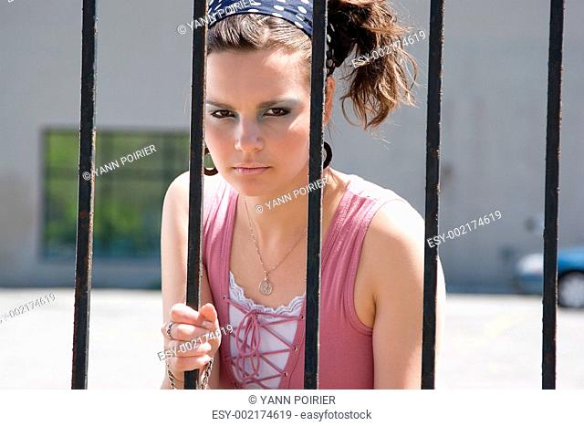 Fashion model in jail