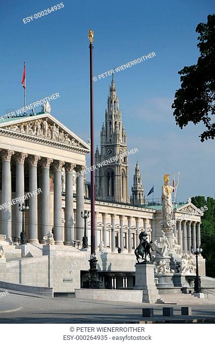 Parlament und Rathaus, Wien