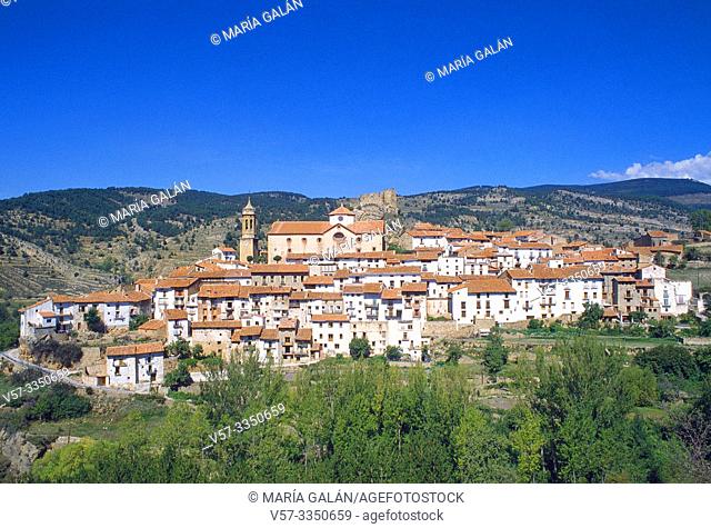 Overview. Linares de Mora, Teruel province, Aragon, Spain