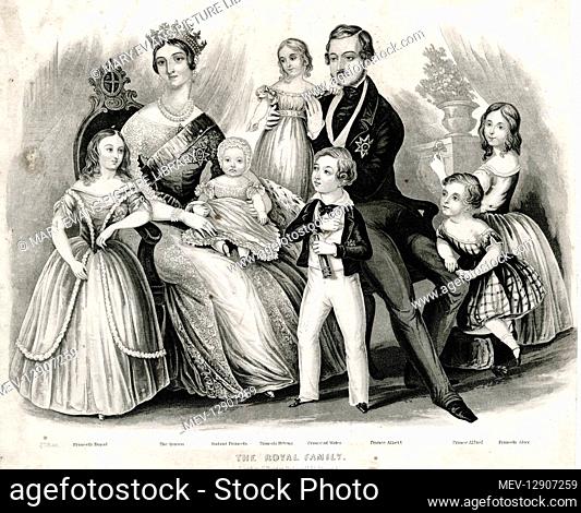 Queen Victoria, Prince Albert and their children