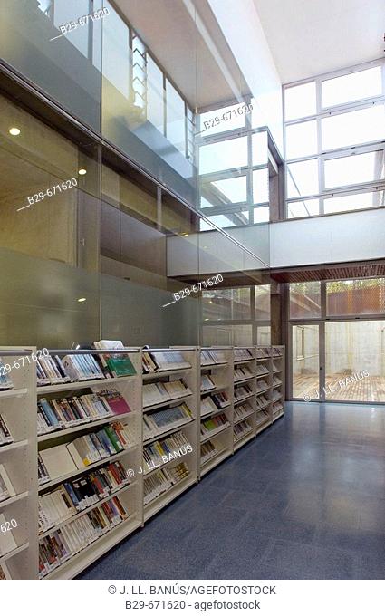 Universitat de Girona college library, Girona. Catalonia, Spain