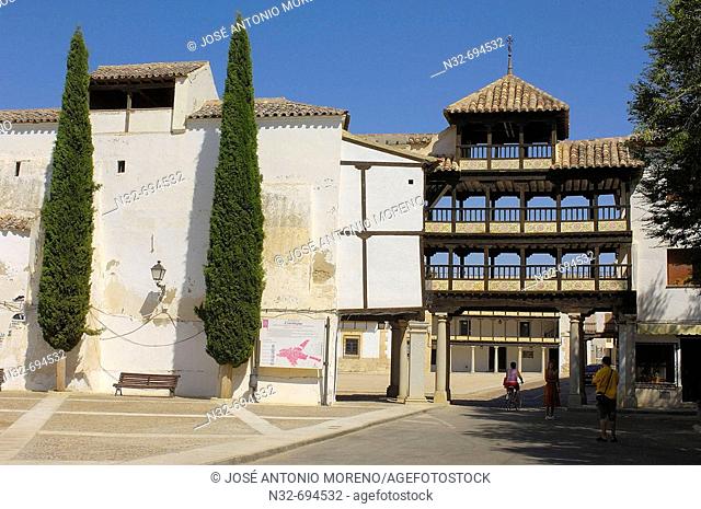 Main Square. 17th Century. Tembleque. Toledo province. Castilla la Mancha. Spain
