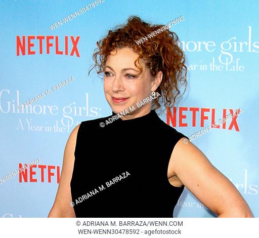 Netflix’s Gilmore Girls: A Year in the Life Premiere Event held at the Fox Bruin Theater Featuring: Alex Kingston Where: Los Angeles, California