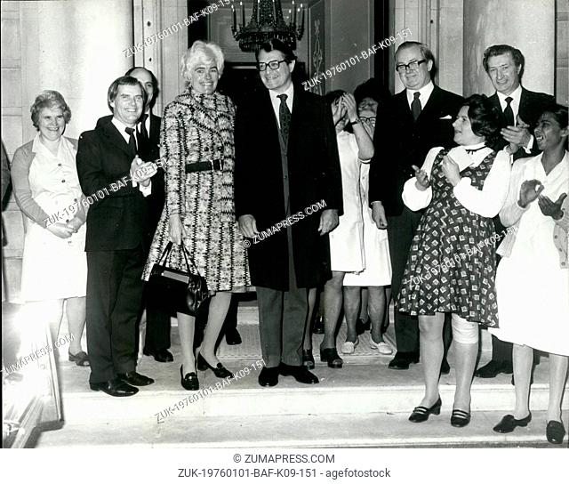 Jan. 01, 1976 - American Ambassador Elliot Richardson Leaves For Home: Mr. Elliot Richardson the retiring American Ambassador left his residence at Winfield...