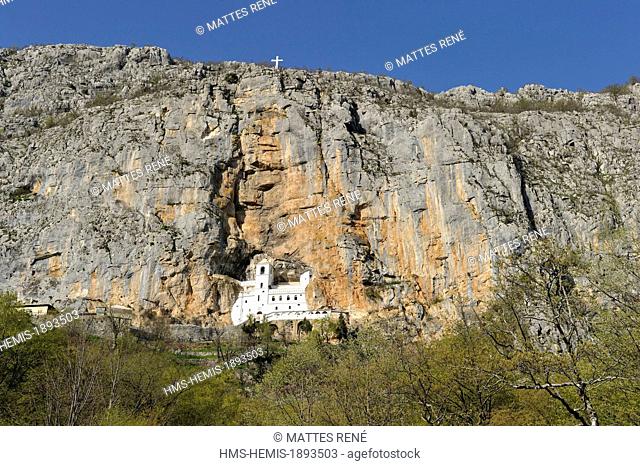 Montenegro, central region, Ostrog's monastery XVIIth century