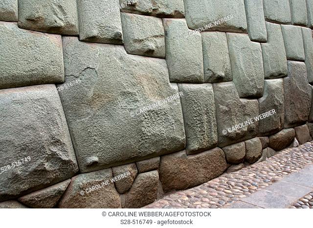 12 pointed Inca Stone in Cuzco, Peru
