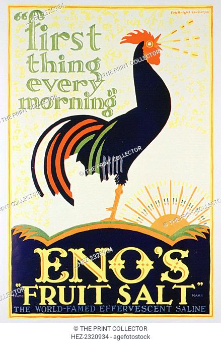 Eno's Fruit Salt advertisement, 1924. A print from The Sphere, 24th November 1924. Rights information: Cleared for Editorial Use Only