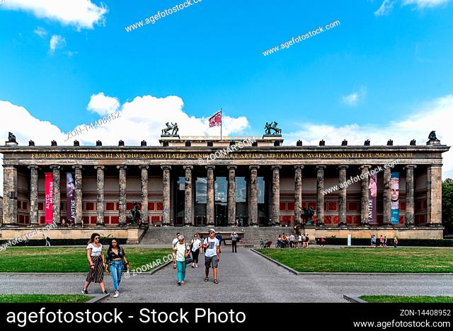 Berlin, Germany - July 27, 2019: Altes Museum in Berlin