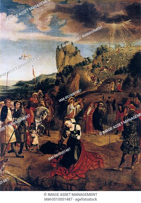 Barend van Orley ca  1492-ca1541 Flemish painter and draftsman  The martyrdom of St Catherine