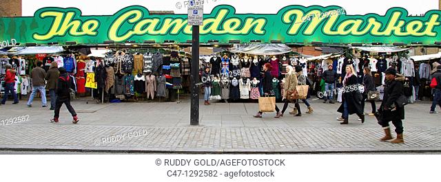 England, Camden town, Camden street market