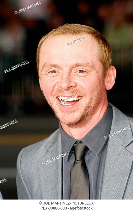 Simon Pegg at the Premiere of Universal Pictures' Paul. Arrivals held at Grauman's Chinese Theatre in Hollywood, CA, March 14, 2011