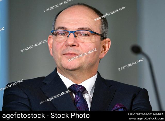 20 January 2020, Thuringia, Gotha: Knut Kreuch, Lord Mayor of the royal residence city of Gotha and Deputy Chairman of the Board of Trustees of the Friedenstein...