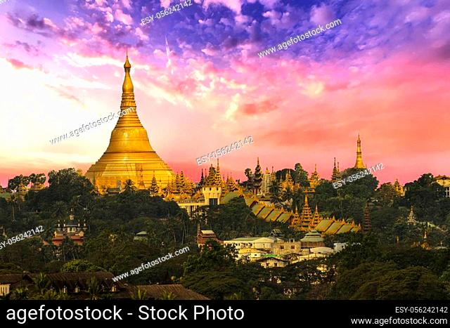Shwedagon Paya is the most sacred golden buddhist pagoda in Myanmar. It is located on the Singuttara hill in Yangon, Myanmar