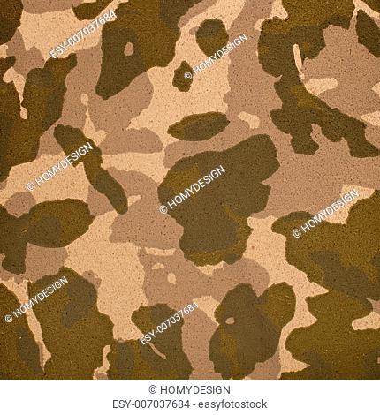 Close up camouflage texture artificial leather