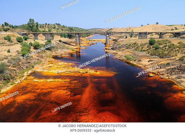 Tinto river.Huelva province.Andalusia.Spain