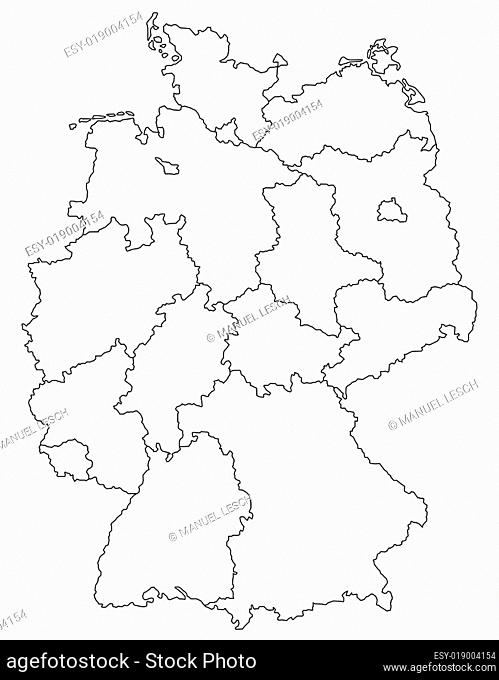 Deutschland Karte II