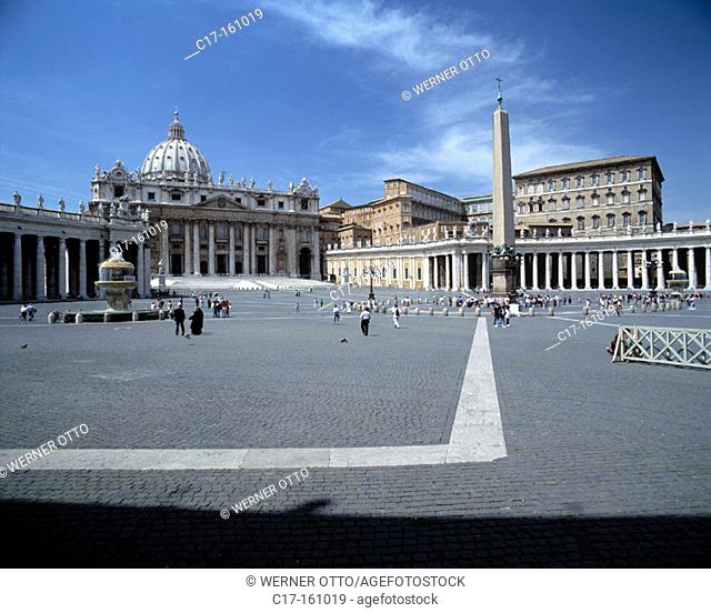 St. Peter's Square. Vatican City. Rome. Italy