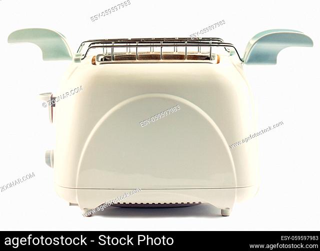 Modern Toaster Isolated On White. High quality photo