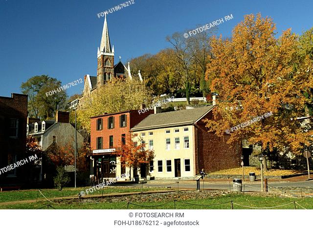 Harpers Ferry, WV, West Virginia, Historic Downtown, National Historical Park, St Peter's Roman Catholic Church