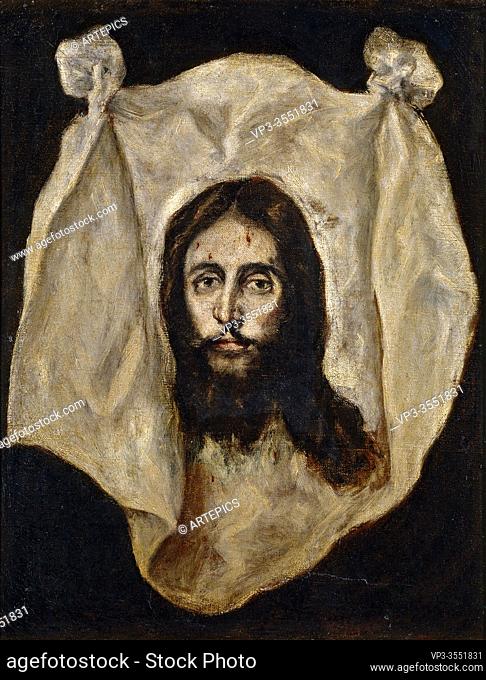 Domínikos Theotokópoulos - El Greco - the Veil of Saint Veronica