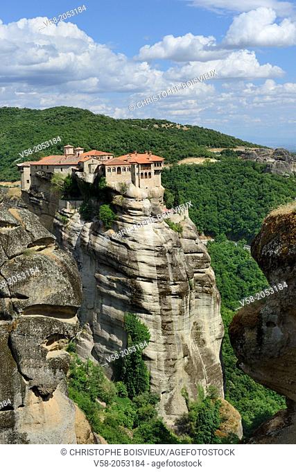 Greece, Thessaly, Meteora, World Heritage Site, Varlaam monastery