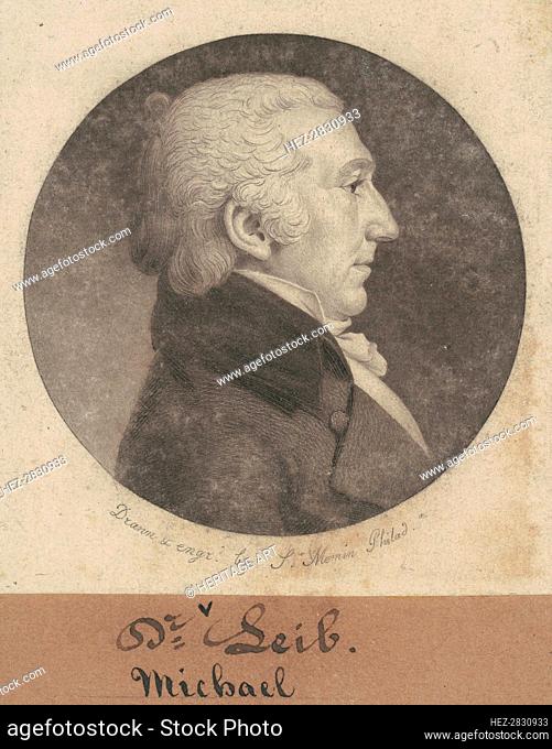 Michael Leib, 1802. Creator: Charles Balthazar Julien Févret de Saint-Mémin