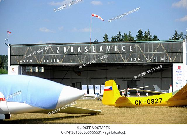 World Glider Aerobatic Championships took place in Zbraslavice, Kutna Hora region, Czech Republic, August 5, 2015. (CTK Photo/Josef Vostarek)