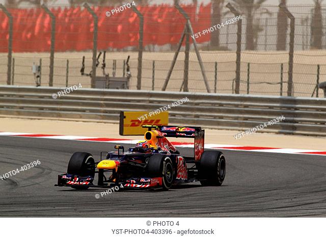21.04.2012- Free Practice 3, Mark Webber (AUS) Red Bull Racing RB8, Bahrain Grand Prix, Manama