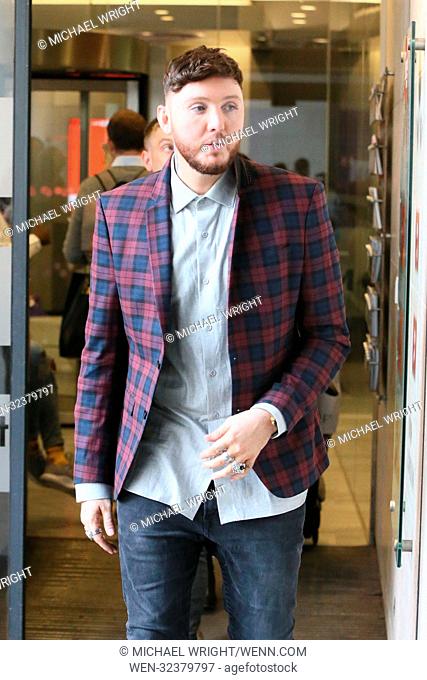 James Arthur seen leaving Radio 1 after performing on the live lounge Featuring: James Arthur Where: London, United Kingdom When: 27 Sep 2017 Credit: Michael...