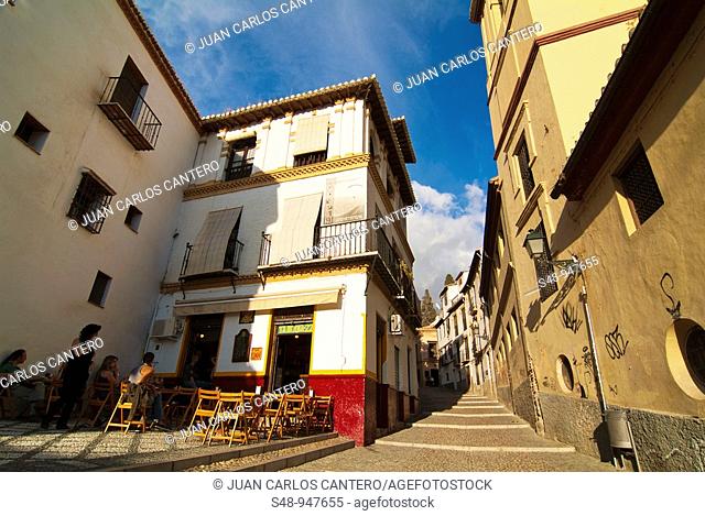 Albaicin neighborhood. Granada. Andalucia. Spain
