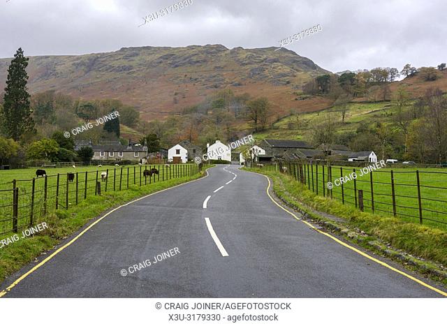 The hamlet of Seatoller in Borrowdale in the Lake District National Park, Cumbria, England