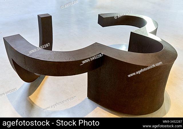 """Project for Monument to Tolerance, Iron"", 1982, Eduardo Chillida (1924-2002), Chillida Leku Museoa, Donostia, San Sebastian, Basque Country, Spain