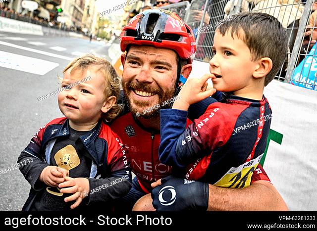 Welsh Luke Rowe of Ineos Grenadiers pictured after the 'Milano-Sanremo' one day cycling race, 294km from Milan to Sanremo, Italy, Saturday 18 March 2023