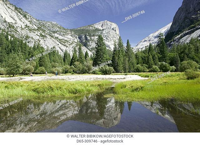 Mirror Lake in Yosemite National Park. California, USA