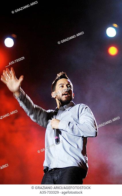 Venice 20/06/08. Parco S. Giuliano. Heineken Jammin' Festival: Mike Shinoda (Linkin Park)