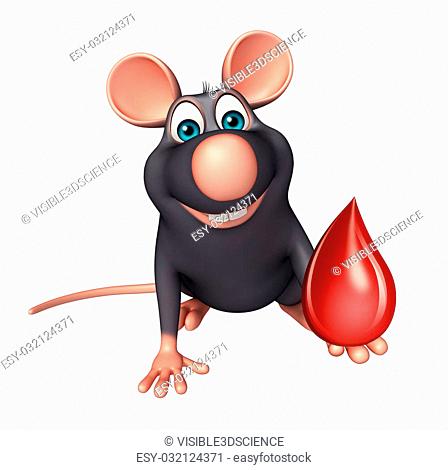 3d rendered illustration of Rat cartoon character with trolly, Stock Photo,  Picture And Low Budget Royalty Free Image. Pic. ESY-037130180 | agefotostock