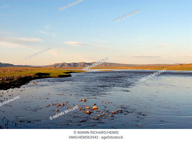Mongolia, Ovorkhangai province, Orkhon valley, Orkhon river