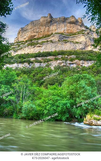 Ebro River Gorge. Valdenoceda. Burgos Province. Castilla y Leon. Spain