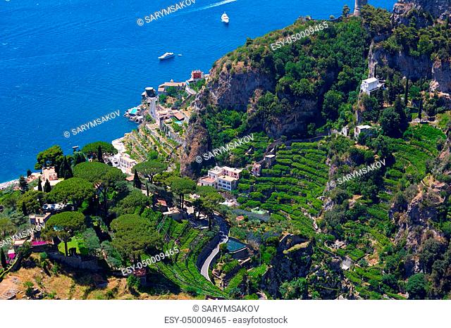 The Amalfi Coast, Italy. One of the most famous resorts