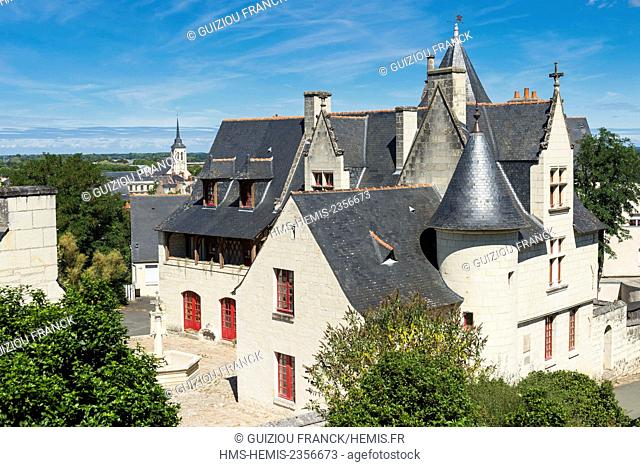 France, Maine et Loire, Loire valley listed as World Heritage by UNESCO, Saumur, the old town, fellows house