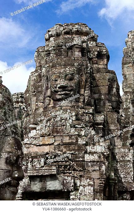 The Bayon (Khmer: Prasat Bayon) is a well-known and richly decorated Khmer temple at Angkor in Cambodia, Built in the late 12th century or early 13th century as...