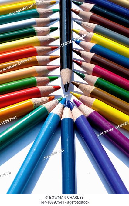 crayons mixed