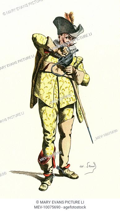 'Fierabras' ('le capitaine') A character from 'La Comedie de Proverbes' by Adrien de Montluc