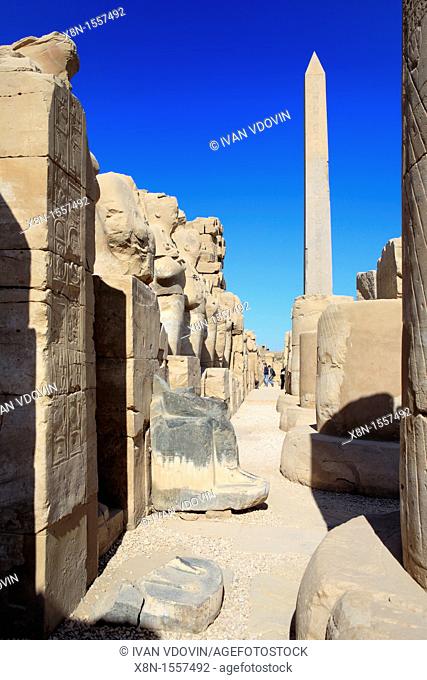 Obelisk, Amun-Re temple, Karnak, Egypt