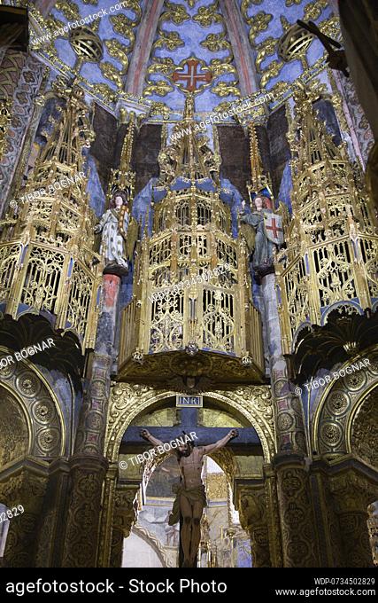 Portugal, Tomar, Convent of Christ, Charola, Rotunda, Round Church, , Credit:Tibor Bognar / Avalon
