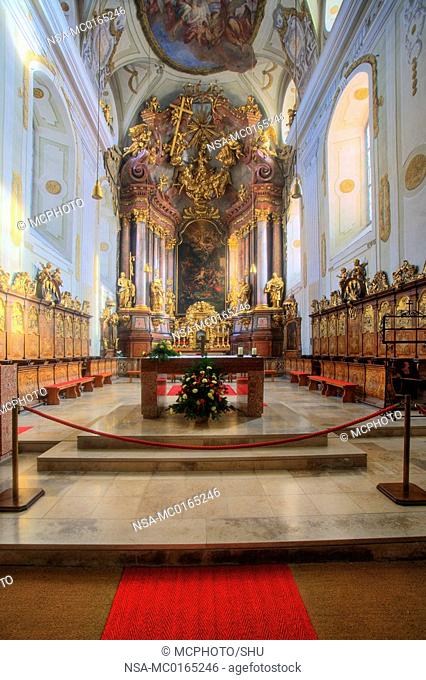 altar of the Piaristen Church in Krems, Wachau Region, Waldviertel Region, Lower Austria, Austria